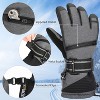Solaris Waterproof Warm Ski Gloves, 3M Winter Cozy Thinsulated Snow Gloves for Skiing, Snowboarding, Shoveling, Cycling, Outdoor Sports - 4 of 4