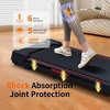 Naysaye Walking Pad Treadmill with 8 Degree Incline Portable Compact for Home Office, Black and Gray, 45.7"*19.9"*4.9" - 3 of 4