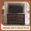 GALAXHERO 51.97'' Wide 6-Drawer Chest with Metal Handles, TV Stand for 60 Inch TV, Farmhouse Wood Dresser,Storage Unit for Bedroom & Hallway - 2 of 4