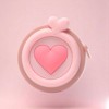 Unique Bargains Measure Tape Plastic Push-Button Tape Measure Pink Lucky Heart Design +/-5% Accuracy Plastic 1.97"x1.97"x0.71" 1 Pcs - 2 of 3