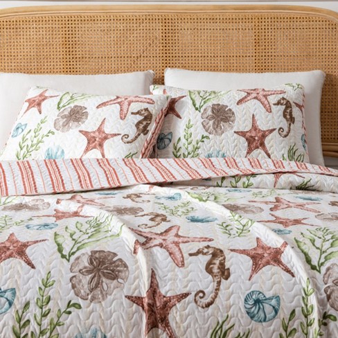 Great Bay Home Redwood Lodge Reversible Quilt Set Twin