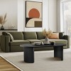 51" Oval Coffee Table,Modern Design Coffee Table For Living Room-Tanpinhause - 2 of 4