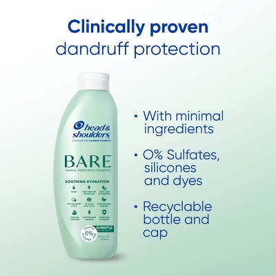 Head &#38; Shoulders Bare Anti Dandruff Soothing Hydration Shampoo, Sulfate Free - 13.5 fl oz_9