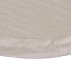 60" Ivory HGTV Home Collection Quilted Velvet Tree Skirt - National Tree Company - 3 of 4