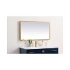 Elegant Lighting Pier 18x36 inch LED Mirror with Adjustable Color Temperature 3000K/4200K/6400K in Brass - 4 of 4