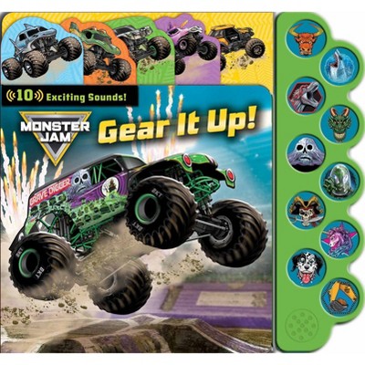 Monster Jam: Gear It Up! - (10-Button Sound Books) by  Delaney Foerster (Board Book)