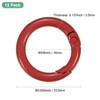 Unique Bargains Metal Spring O Rings Zinc Alloy Durable Multipurpose Lightweight Buckle 5/8 Inch - 3 of 4