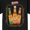 Cholula Hot Sauce Trio Adult Black Crew Neck Short Sleeve T-shirt - 2 of 4