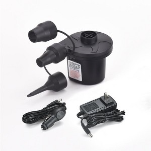 WOPET Electric Air Pump Quick-Fill Inflator Pumps with 3 Nozzles 110V-240V AC/12V DC for Home and Car Dual-Use,  Boats&Swimming Ring&More - 1 of 4