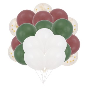 Unique Bargains Latex Party Balloons with Ribbon 10 inch 20 Pcs - 1 of 4