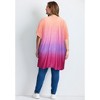 Avenue Women's Plus Size Knit Eyelet Duster - 3 of 4