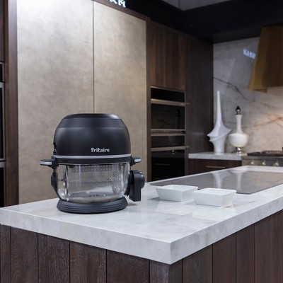 Fritaire 5 Qt Black Electric Glass Bowl Air Fryer