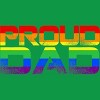 Adult Design By Humans LGBTQ+ Proud Dad Father's Day By KangThien T-Shirt - 2 of 2