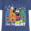 Girls' - Disney - Mickey Feel The Beat Fitted Short Sleeve Graphic T-Shirt - 2 of 4