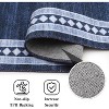 Coucheta Washable Rug Non-Slip, Stain Resistant Low Pile Rug with Border for Hallway Kitchen, Machine Washable Indoor Carpet,Multiple Sizes & Colors - 4 of 4