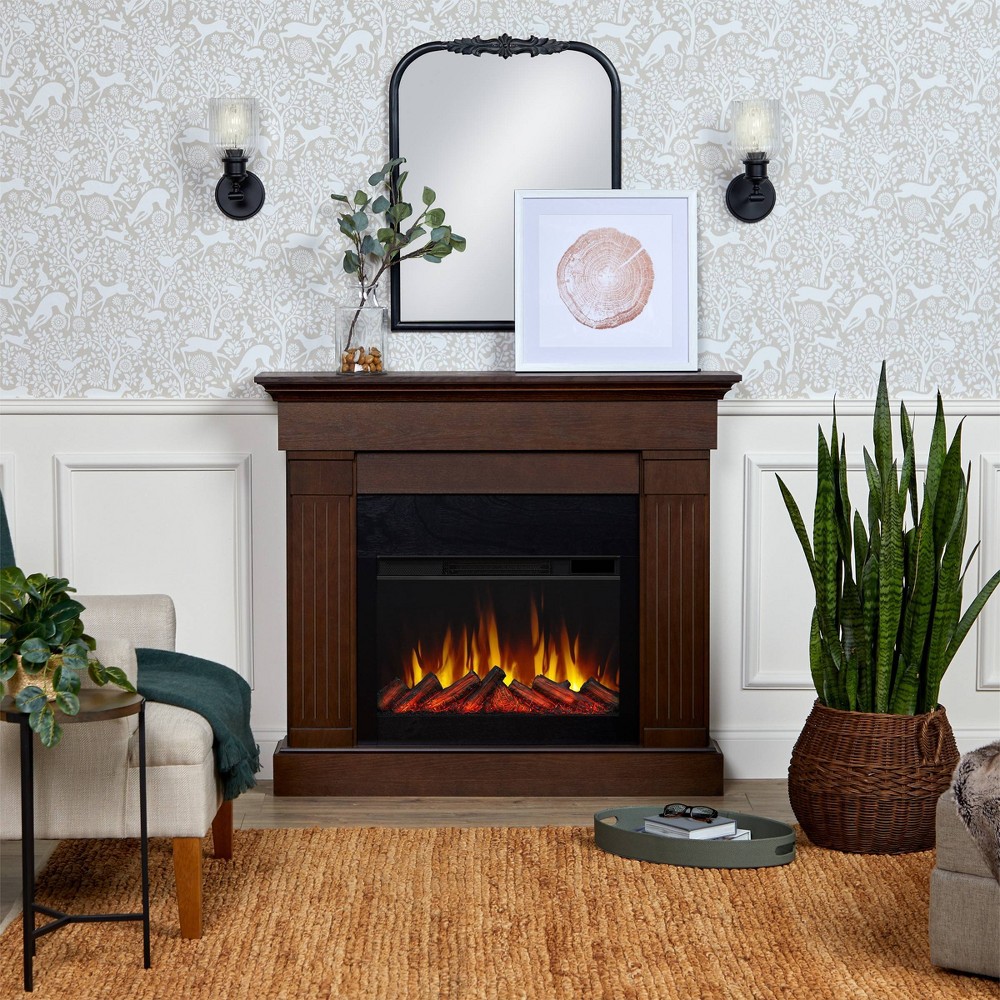 Photos - Electric Fireplace RealFlame Real FlameCrawford Slim  Dark Brown 