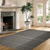 Coolmee Washable Modern Rug Abstract Multi Print Overdyed Indoor Mat Contemporary Non-Slip Carpet for Kitchen Laundry Bedroom Living Room - 2 of 4