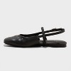 Women's Vada Slingback Scrunch Toe Flats - A New Day™ - 2 of 4