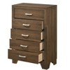 NicBex Retro 5-Drawer Tall Bedroom Dressers,Chest of Drawers for Bedroom,Entryway,Wooden Dresser Chest - 2 of 4