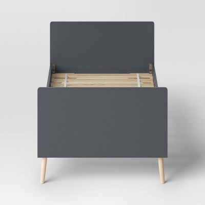 Twin Modern Kids' Bed Dark Gray - Pillowfort™: MDF Frame, Platform Daybed, Spot Clean, Twin Size