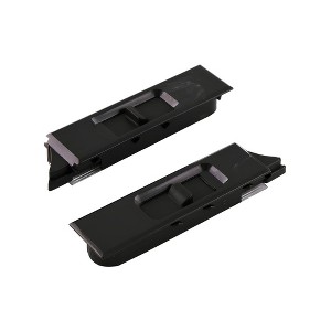 Brixwell 900-19496a Snap In Tilt Latch Nose Left And Right Hand 3/32" Stile Snap Size 3/8" Nose Size Dark Brown Finish Pair - 1 of 4