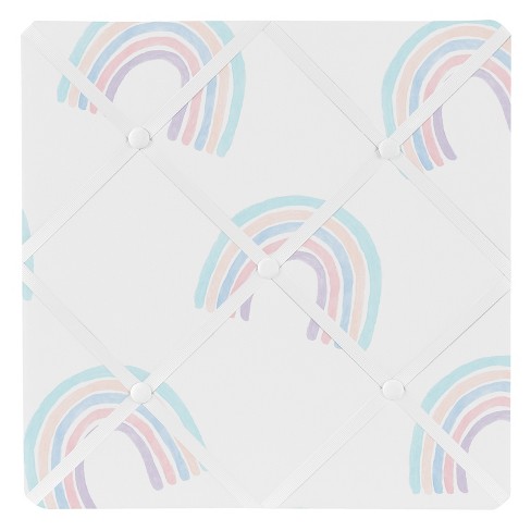 Sweet Jojo Designs Fabric Photo Memo Board Multicolor Rainbow - image 1 of 3