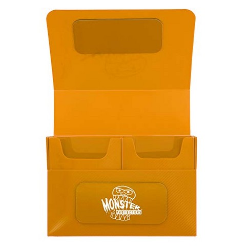 Card Carrying Case Card Deck Storage Box, Cards, Card Holder TCG , Orange 