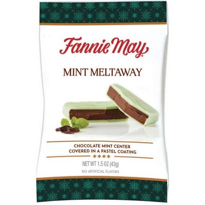 Fannie May Holiday Mint Meltaways - 1.5oz