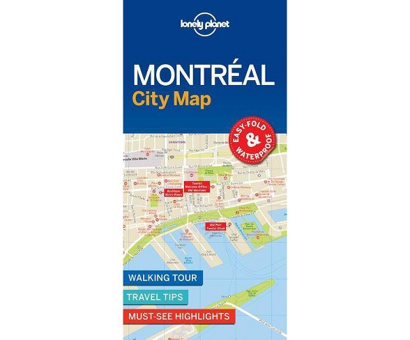 Lonely Planet Montreal City  - (Sheet , Folded)