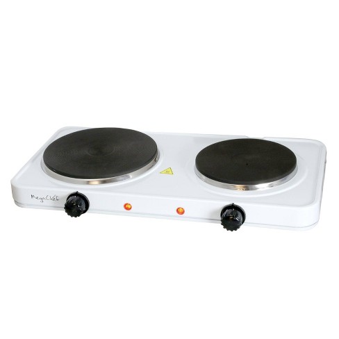 Portable Small Electric Stove Top 2 Burners Range Double Hot Plate