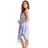 Riviera Sun Womens Tie Dye Summer Dress - Beach Cover Up with Embroidery & Fringes- Dresses for Women - 2 of 3