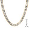 Steeltime 24" stainless steel and 18k gold plated Cuban link chain necklace - 3 of 4