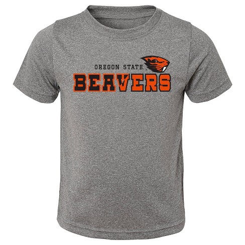 Ncaa Oregon State Beavers Boys Heather Gray Poly T shirt Target