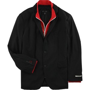 I.N.C International Concepts Mens Layered Sport Coat, Black, Medium - 1 of 1