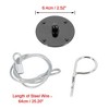 Unique Bargains Car Hood Pins Lock Latches Universal Zinc Alloy Engine Hood Lock Key Pin Set - 3 of 4
