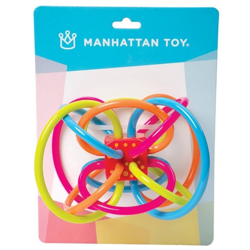 Geven Overzicht laden The Manhattan Toy Company Winkel Rattle & Sensory Teether Toy : Target