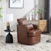 Okak Modern 360° Swivel Barrel Chair Accent Chair with Soft Dual Pillow Leisure Sofa Armchair Club Chair for Hotel Lounge Bedroom - 2 of 4