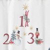 Avanti Linens Holiday Countdown Shower Curtain - image 2 of 3