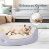 PureWags Small Dog Bed, Round Cat Bed Washable for Indoor Cats, Non-Slip Base and Removable Cushion, Pet Bed for Puppy and Kitten - 3 of 4