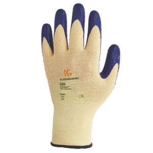 KleenGuard G60 Nitrile Coated Cut Resistant Gloves, Large (Size 9), Blue/Yellow, 12 Pairs/Pack - 1 of 1