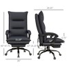 Aghana Digitals Heated Massage Office Chair with 6 Vibration Points, 155° Recline, Footrest, Double - 2 of 4