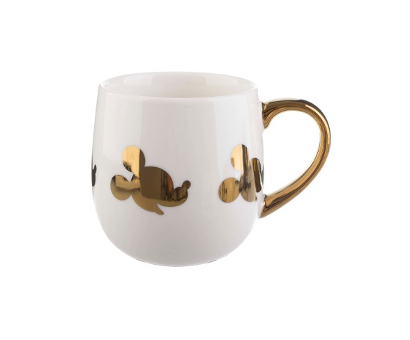 Mickey Mouse & Friends Mickey Mouse Porcelain Mug 16oz - White/Gold
