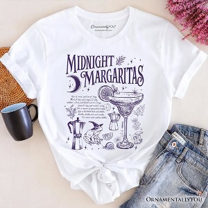 Midnight Margaritas Halloween T-Shirt, Whimsical Tee for Drinking Witches | OrnamentallyYou - 1 of 4