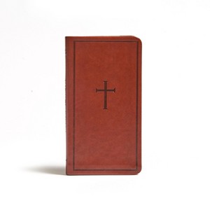CSB Single-Column Pocket New Testament, Brown Leathertouch - by  Csb Bibles by Holman (Leather Bound) - 1 of 1