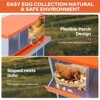 Chicken Nesting Boxes, Two-Tier Metal Chicken Egg Laying Box,Large Vented Holes for Egg Collection - 3 of 4