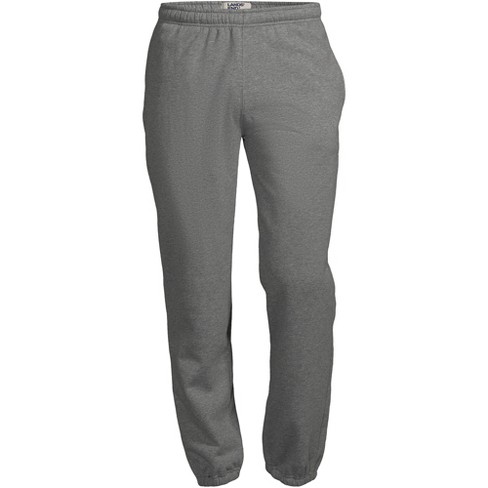 Lands' End Adult Serious Sweats High Pile Fleece Lined Sweatpants - X Large  - Pewter Heather : Target