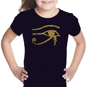 LA Pop Art Girl's Word Art T-shirt - EGYPT - 1 of 4