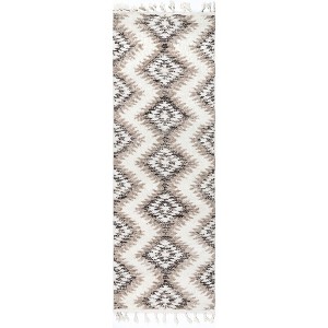 Nuloom Adelade Aztec High Low Shaggy Tassel Indoor Area Rug - 1 of 4