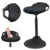 SONGMICS Standing Desk Chair, Adjustable Ergonomic Standing Stool,Swivel Sitting Balance Chair, Anti-Slip Bottom Pad - 4 of 4