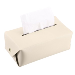 Unique Bargains Button Tissue Box Holder 1 Pc - 1 of 4